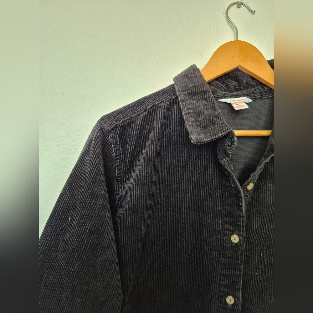 Long 97% Cotton Corduroy Shirt Jacket Size XL By Joe Fresh - Picture 3 of 6